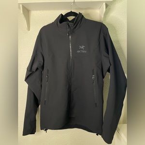 Black Arcteryx weather proof jacket